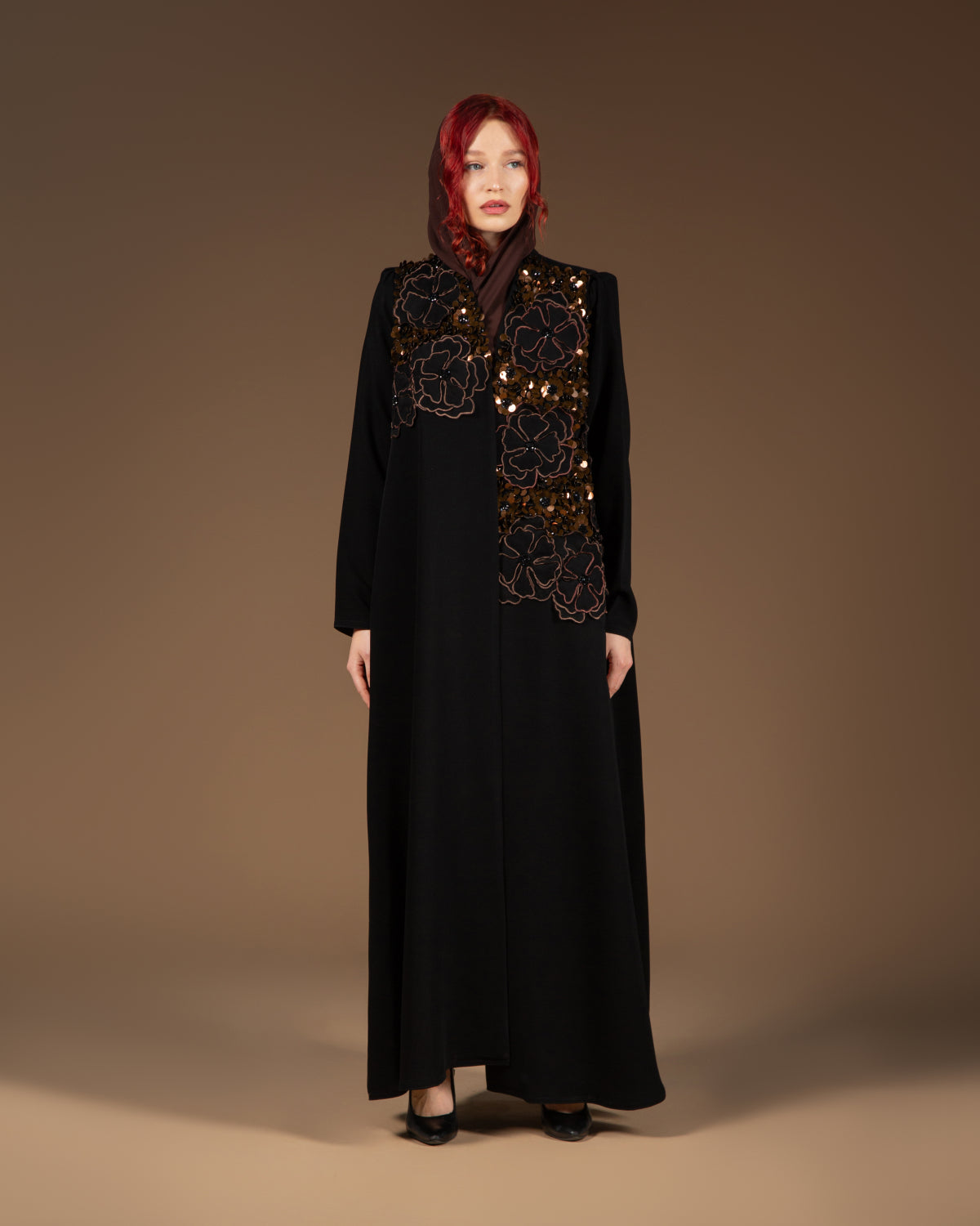 3d brown abaya
