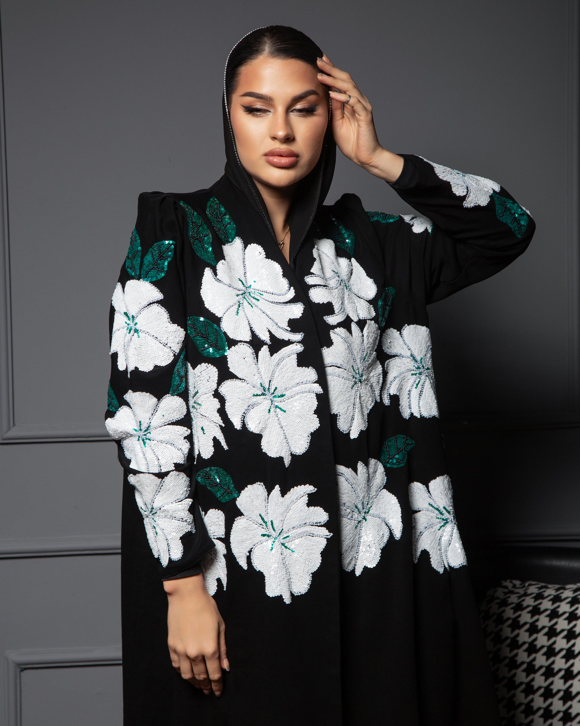 floral abaya