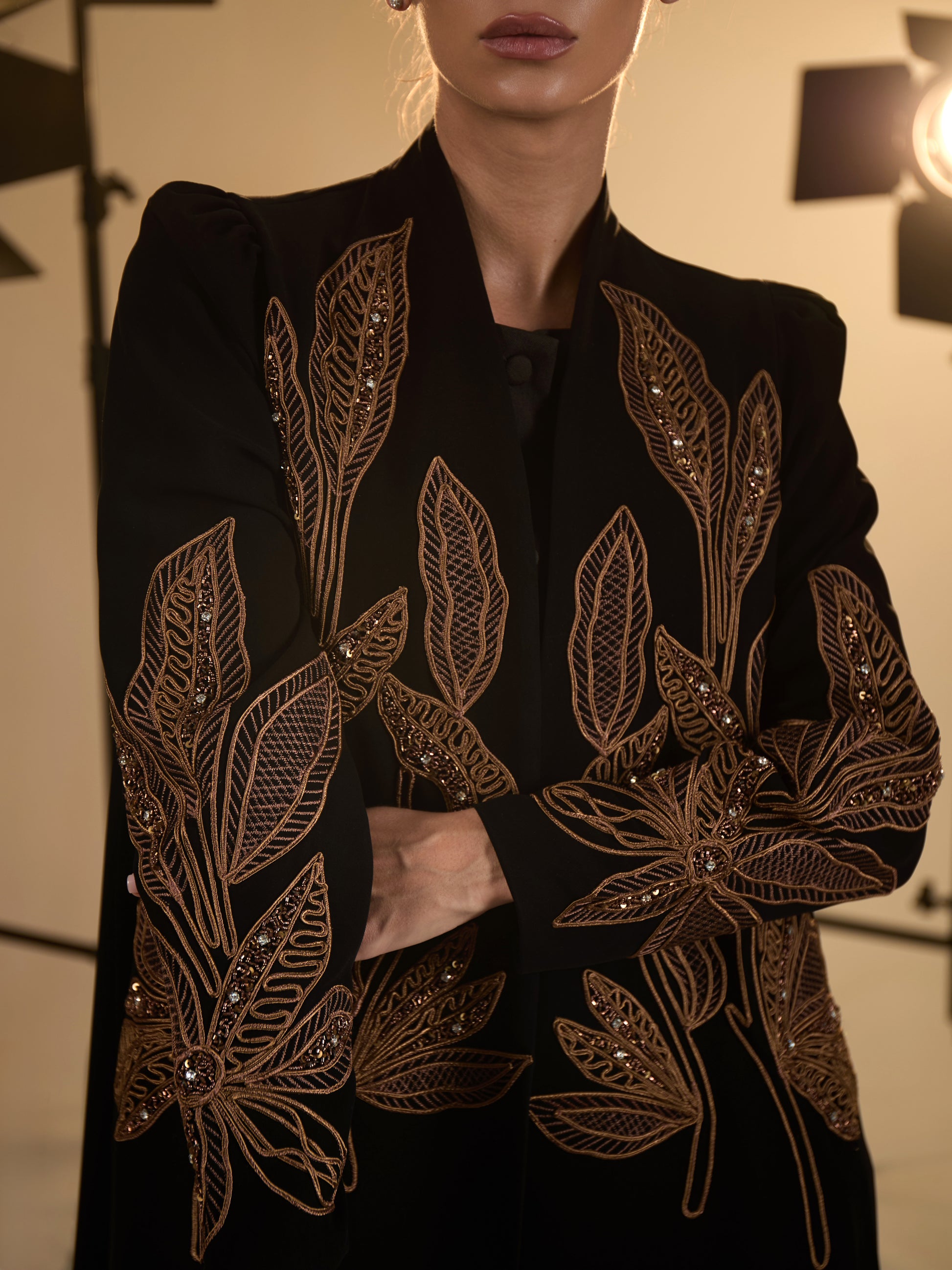 BROWN GENTLE ABAYA