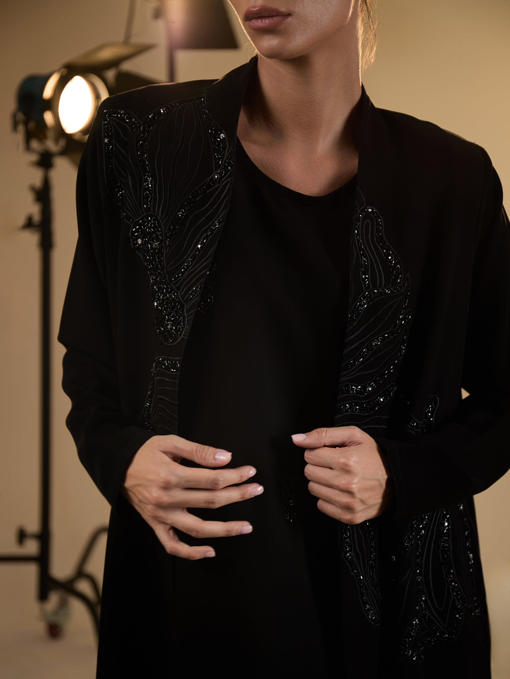 ROSE ABAYA WITH DRESS