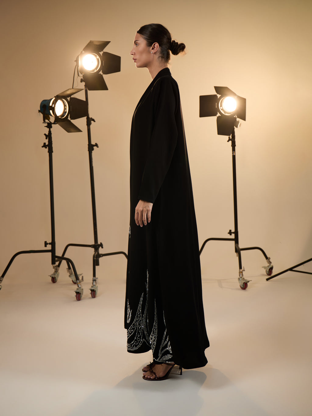 WEDDING ABAYA WITH DRESS