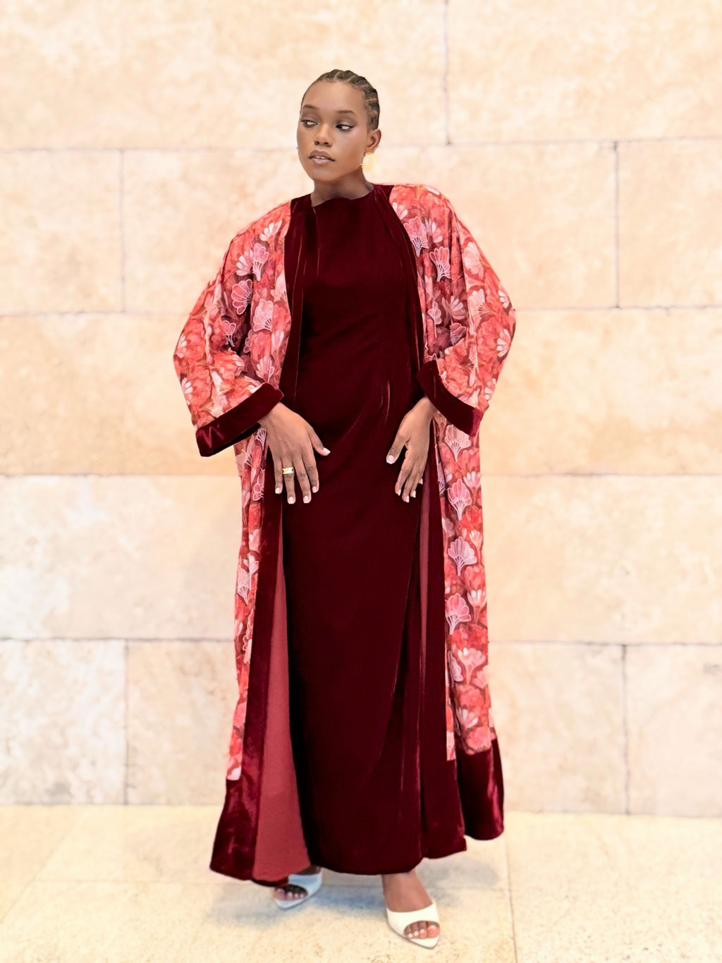 organic linen bisht