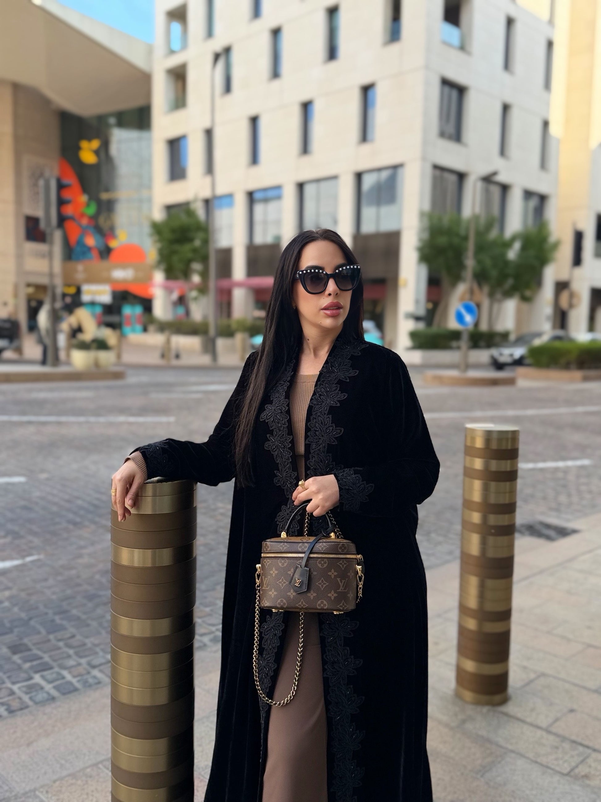 velvet abaya