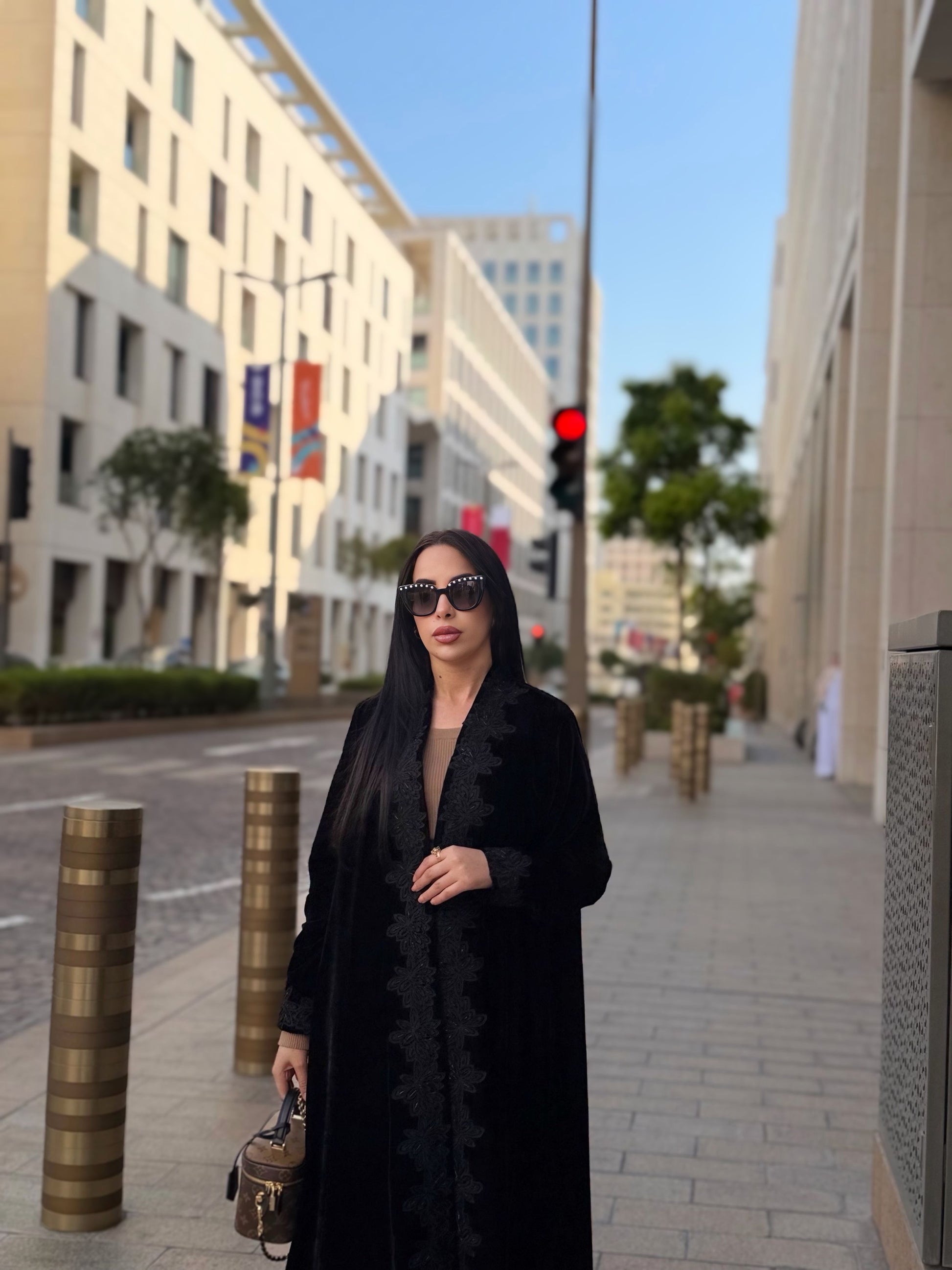 velvet abaya