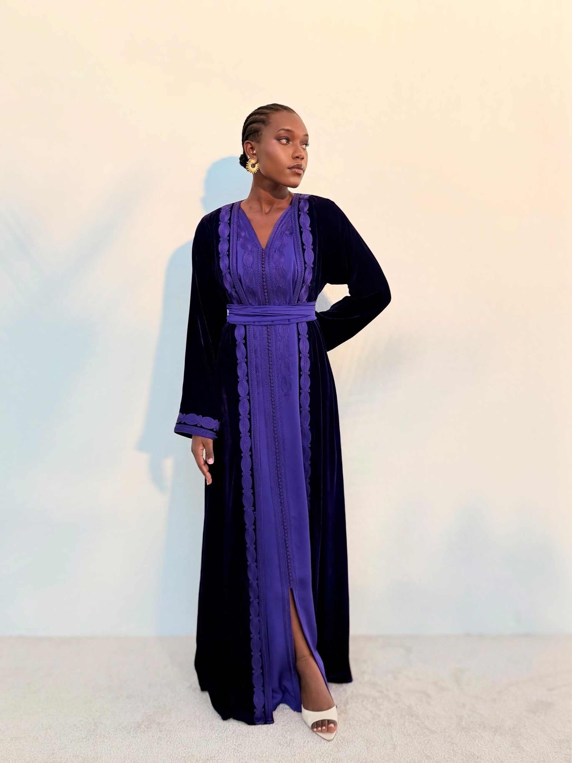 velvet  Moroccan caftan