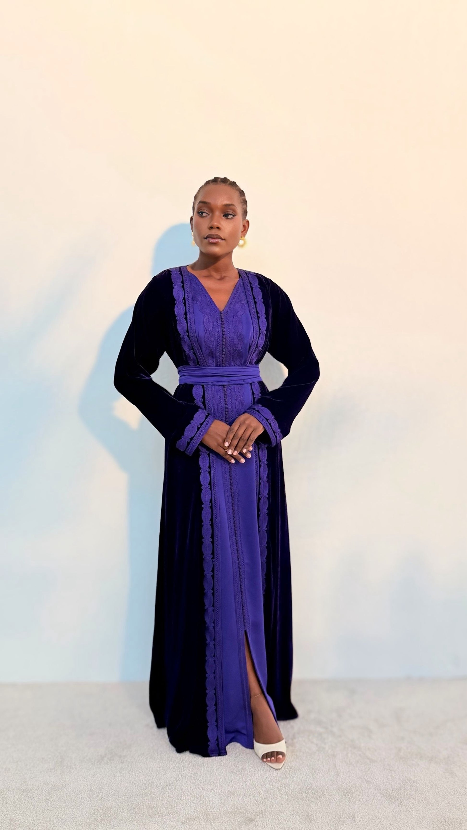 velvet  Moroccan caftan