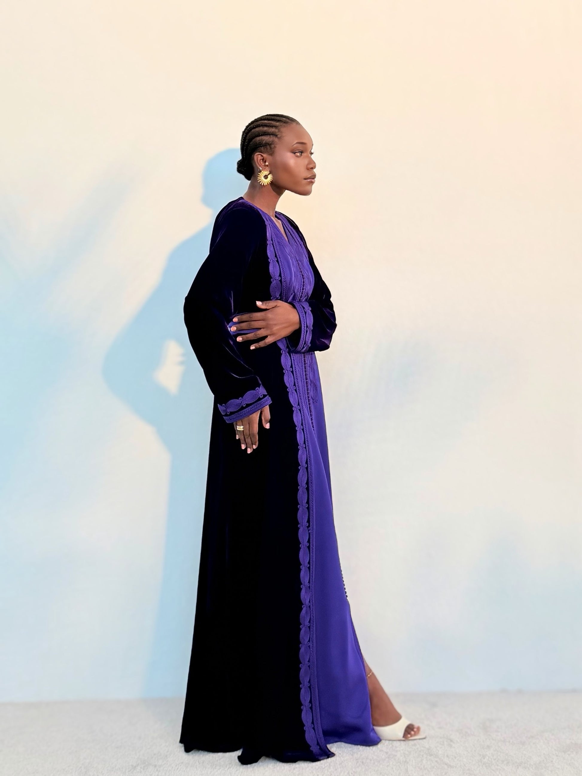 velvet  Moroccan caftan