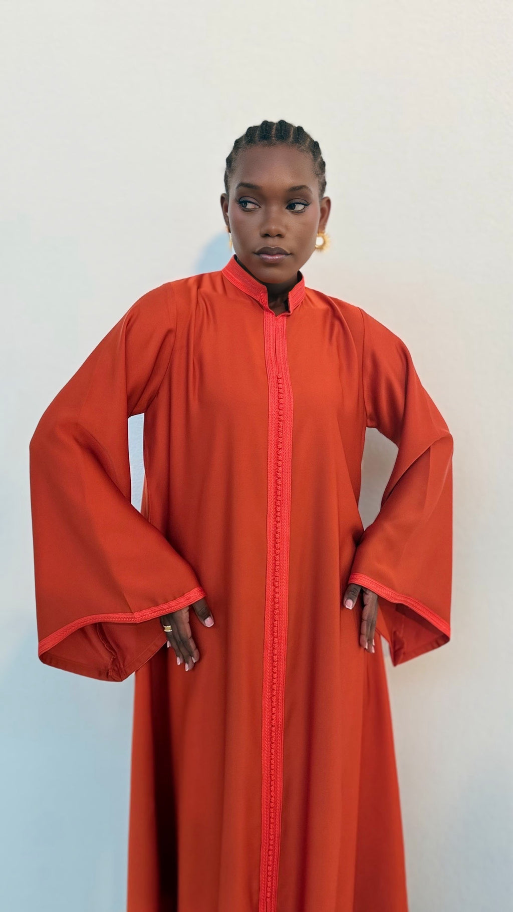 silk caftan