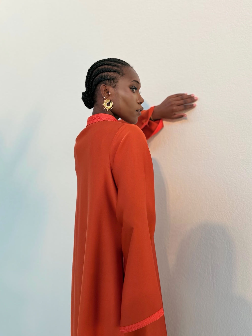 silk caftan