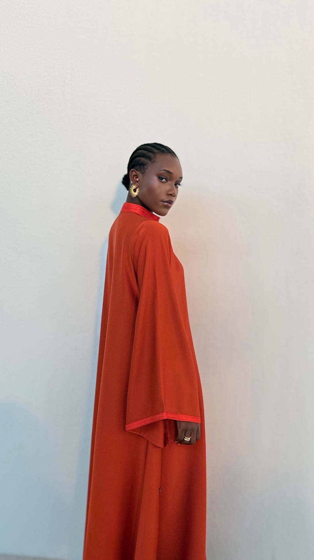 silk caftan