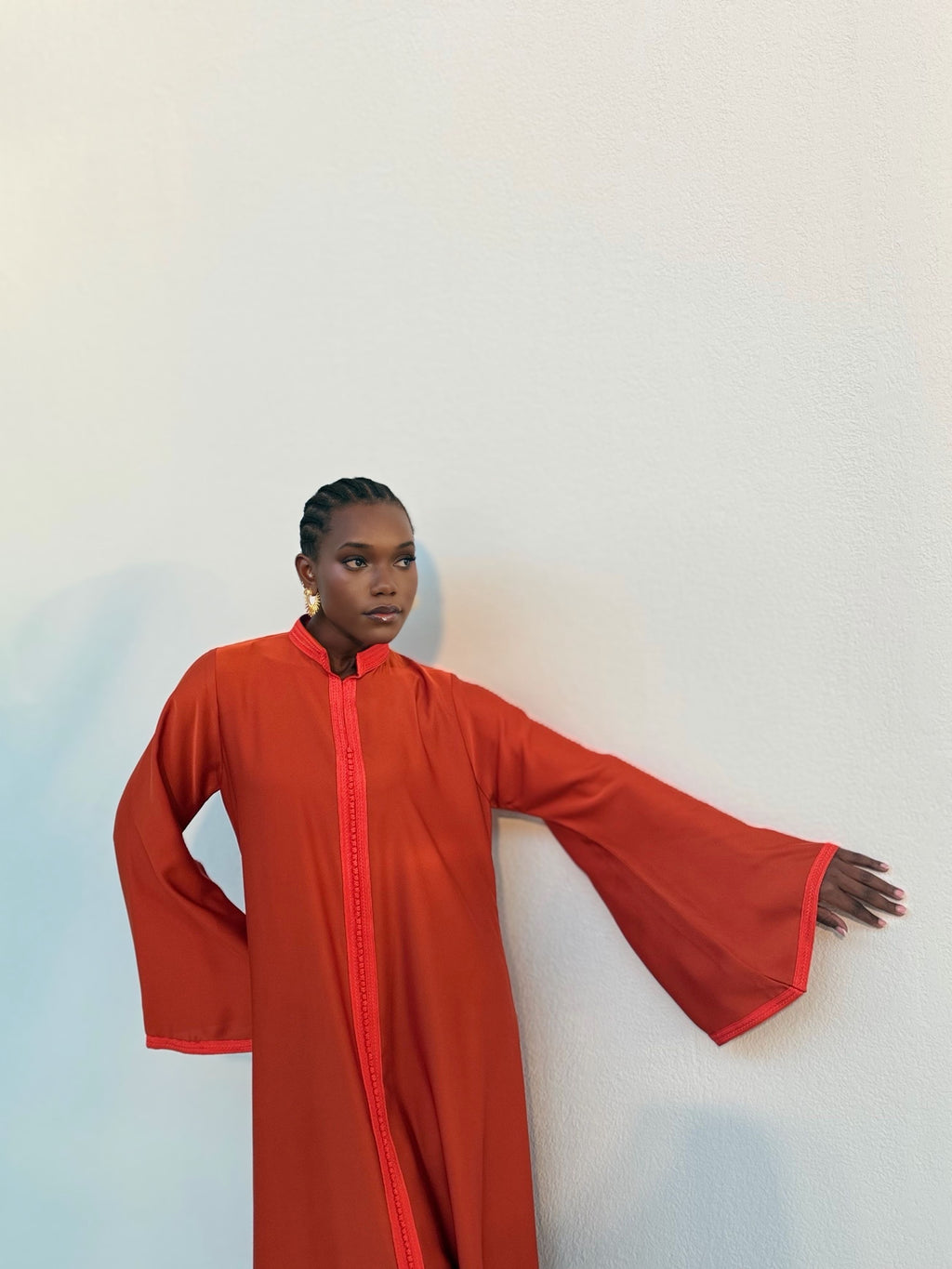 silk caftan