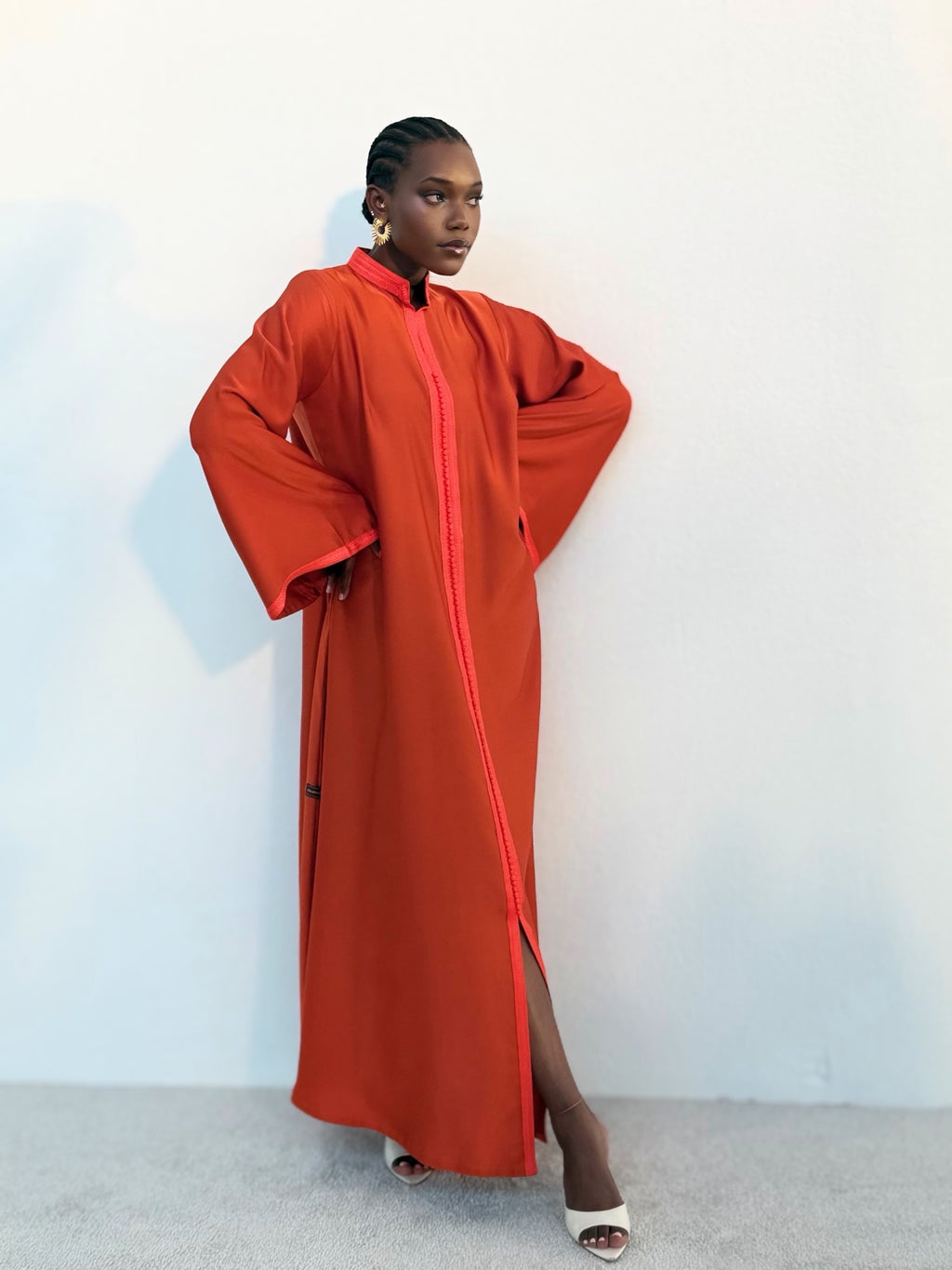 silk caftan