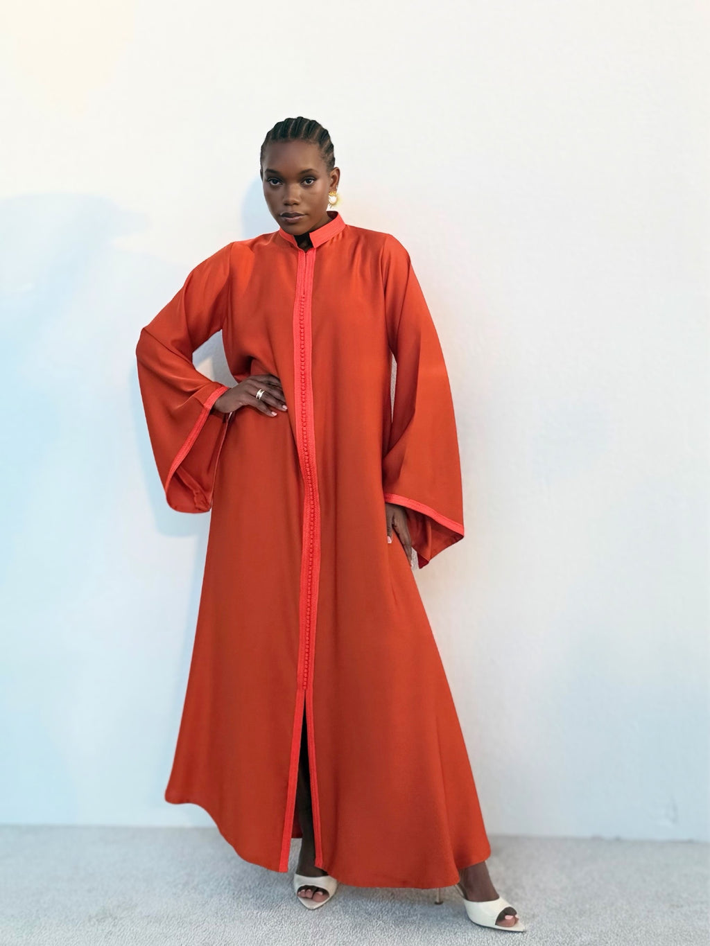 silk caftan
