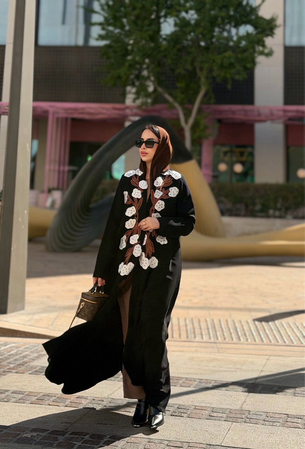 floral abaya