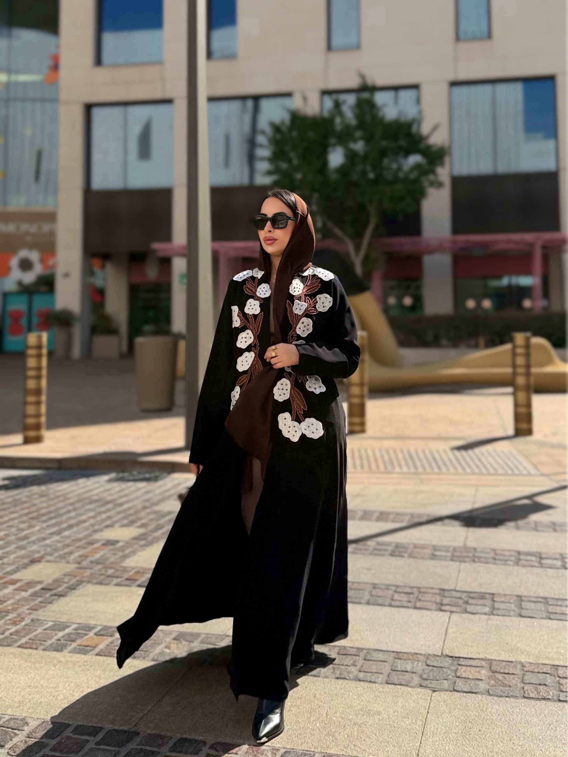 floral abaya