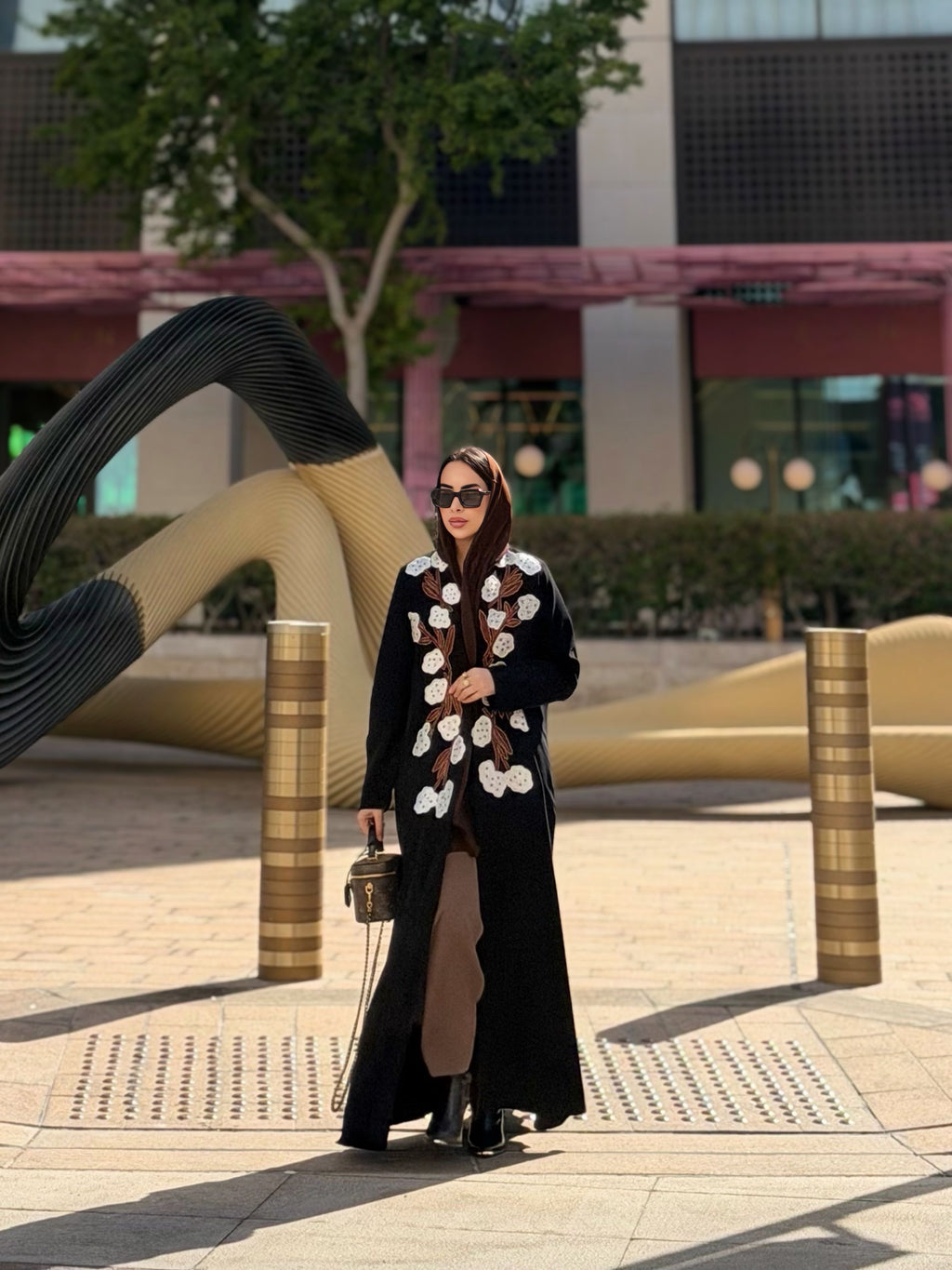 floral abaya