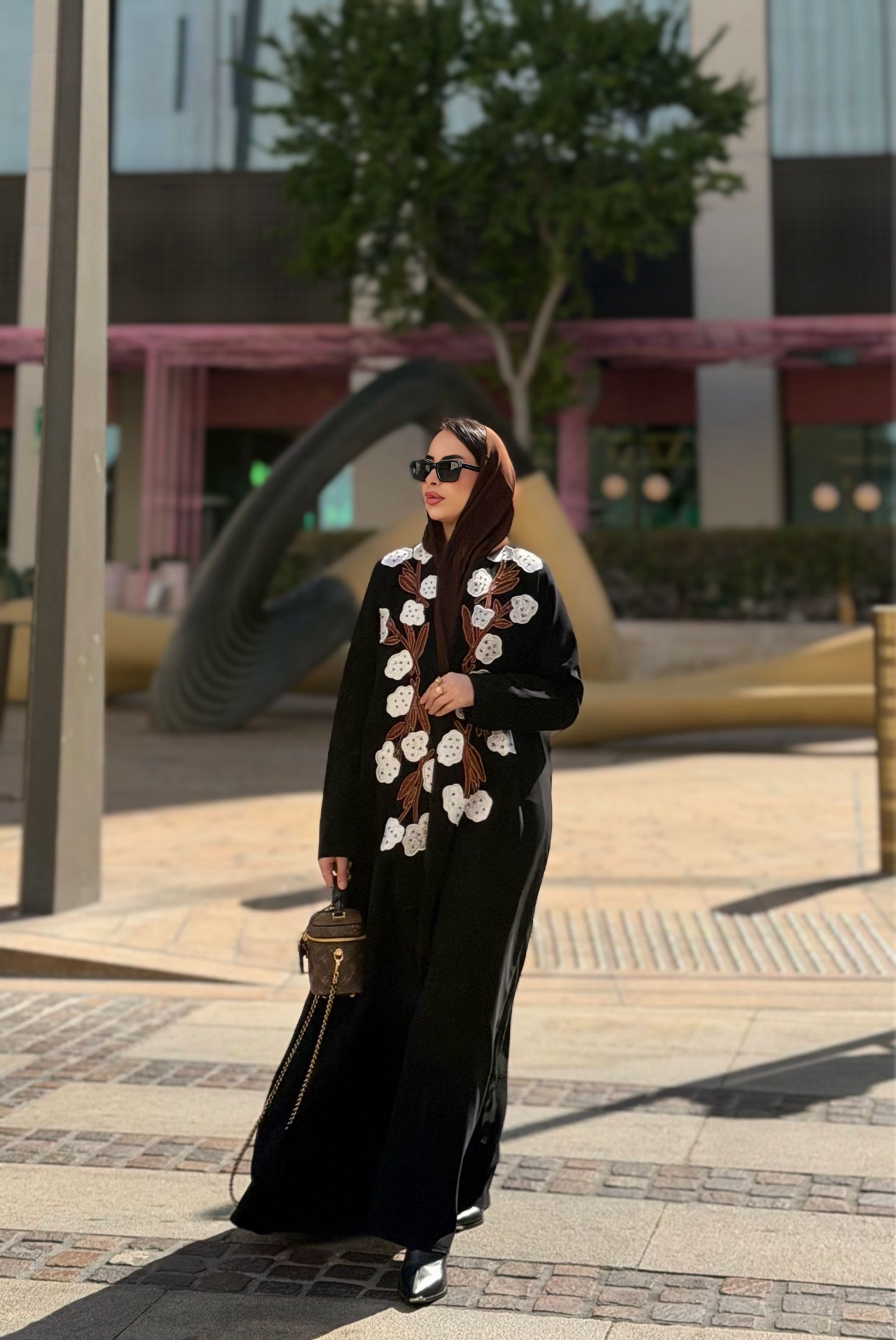 floral abaya