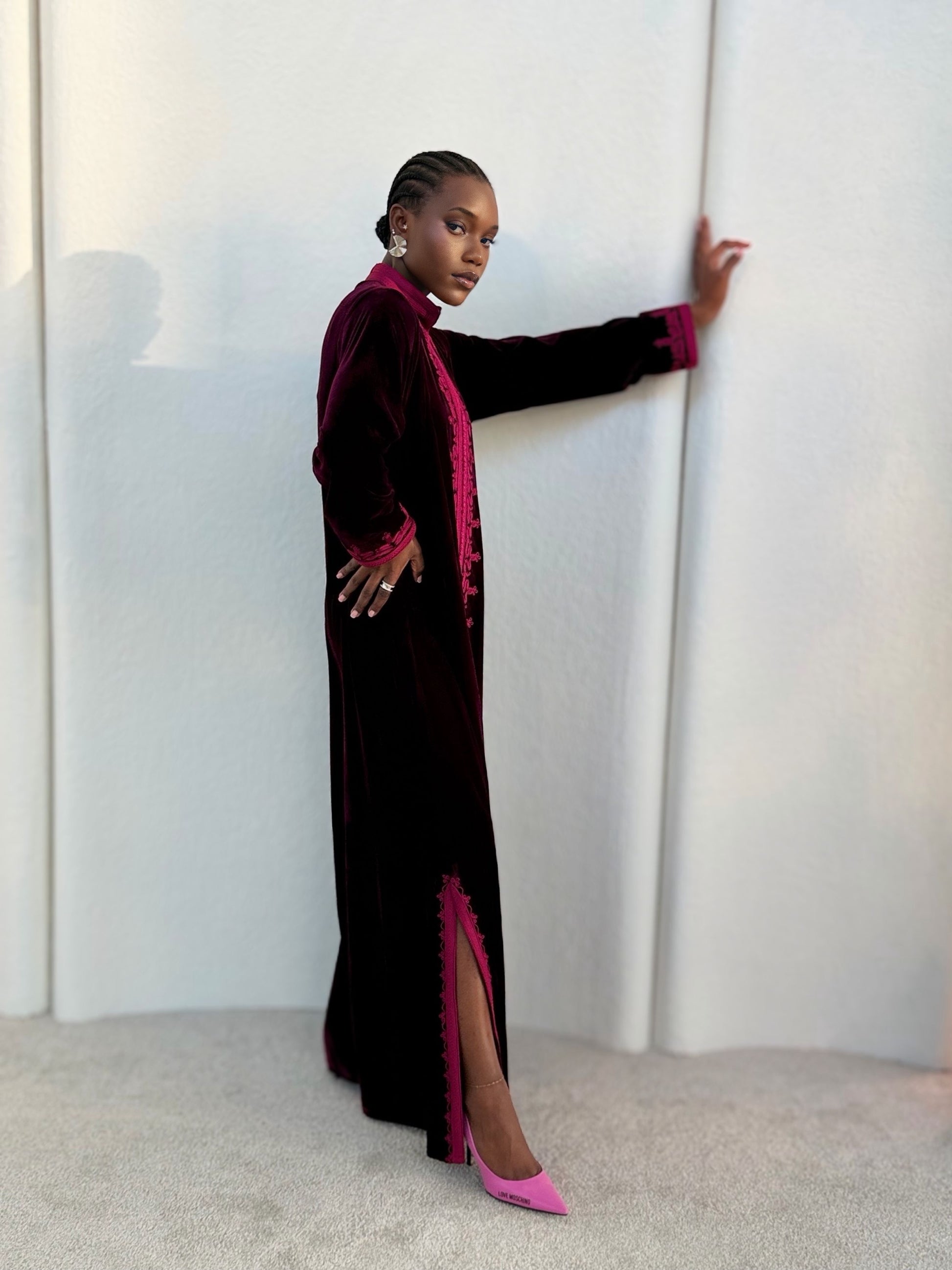 velvet morocoon jalabiyaa