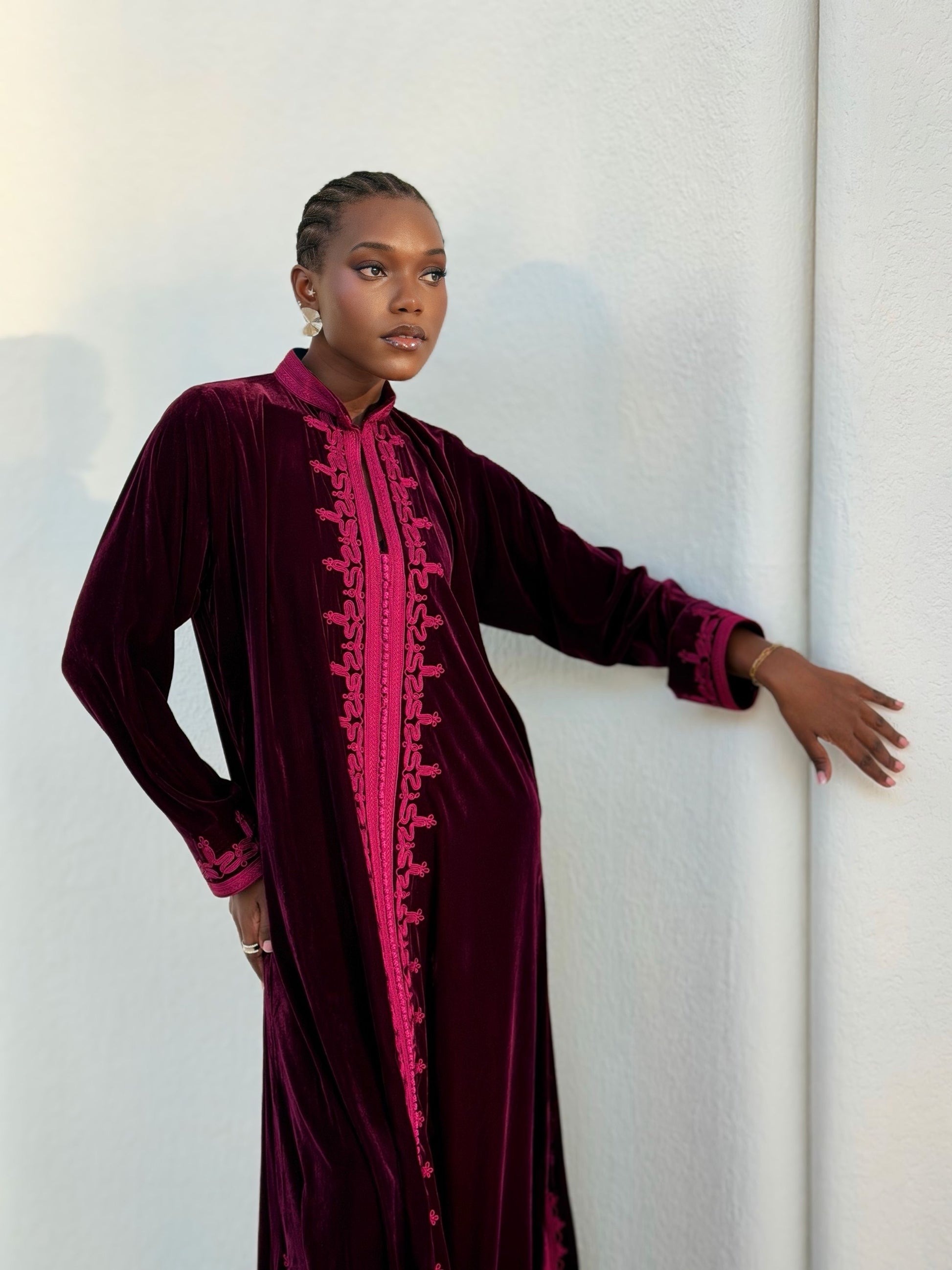 velvet morocoon jalabiyaa