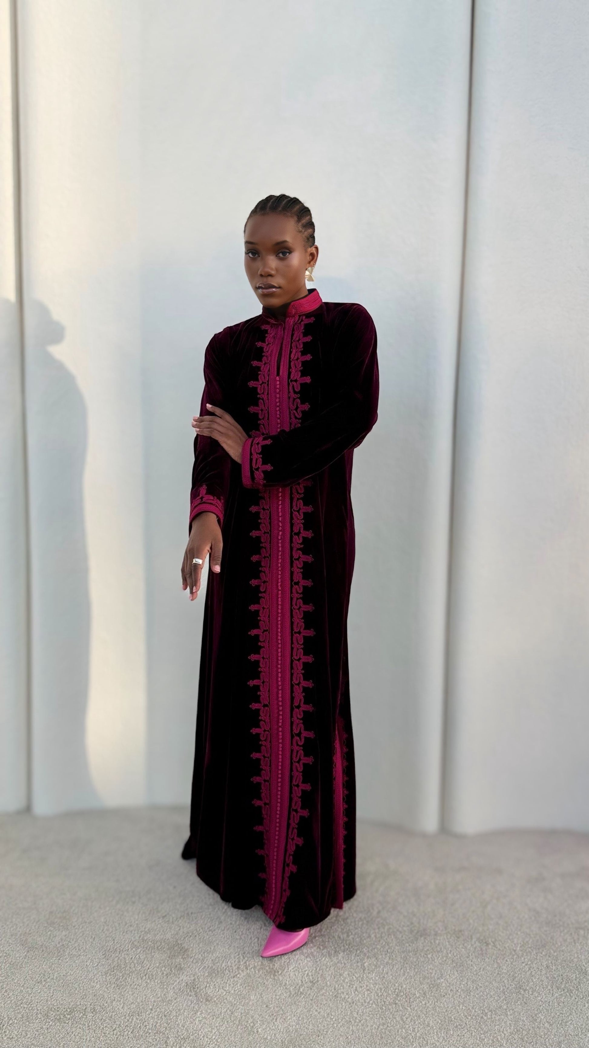 velvet morocoon jalabiyaa