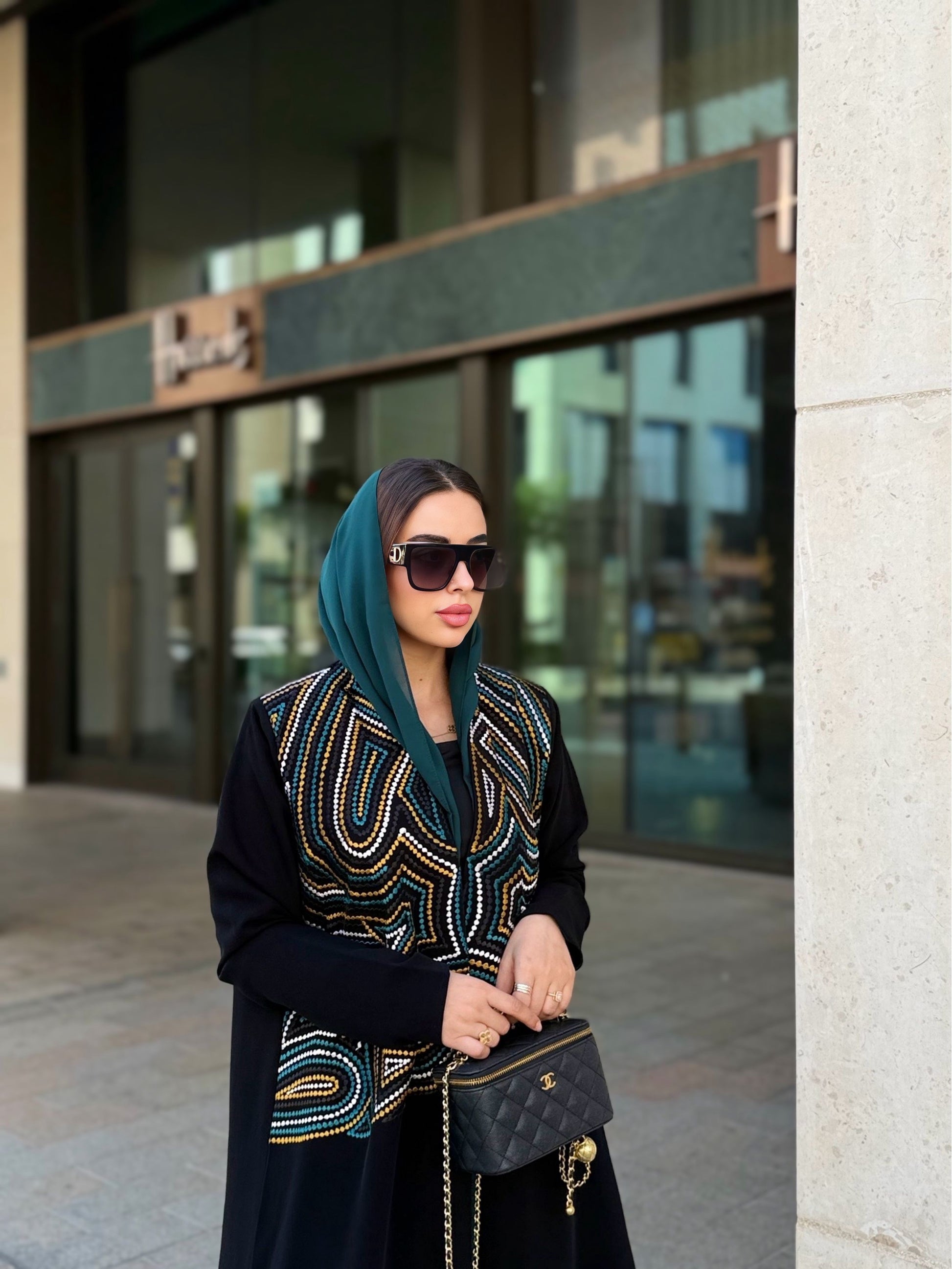 colorful abaya