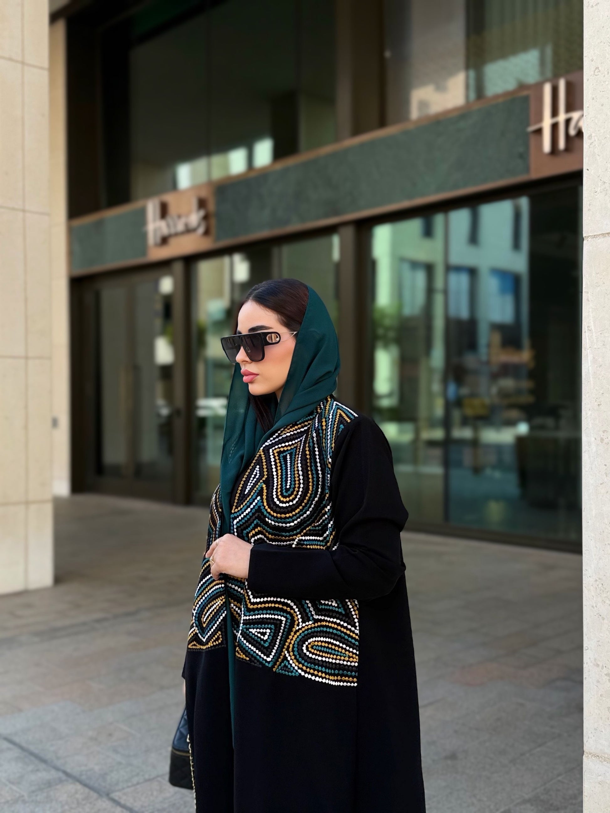 colorful abaya