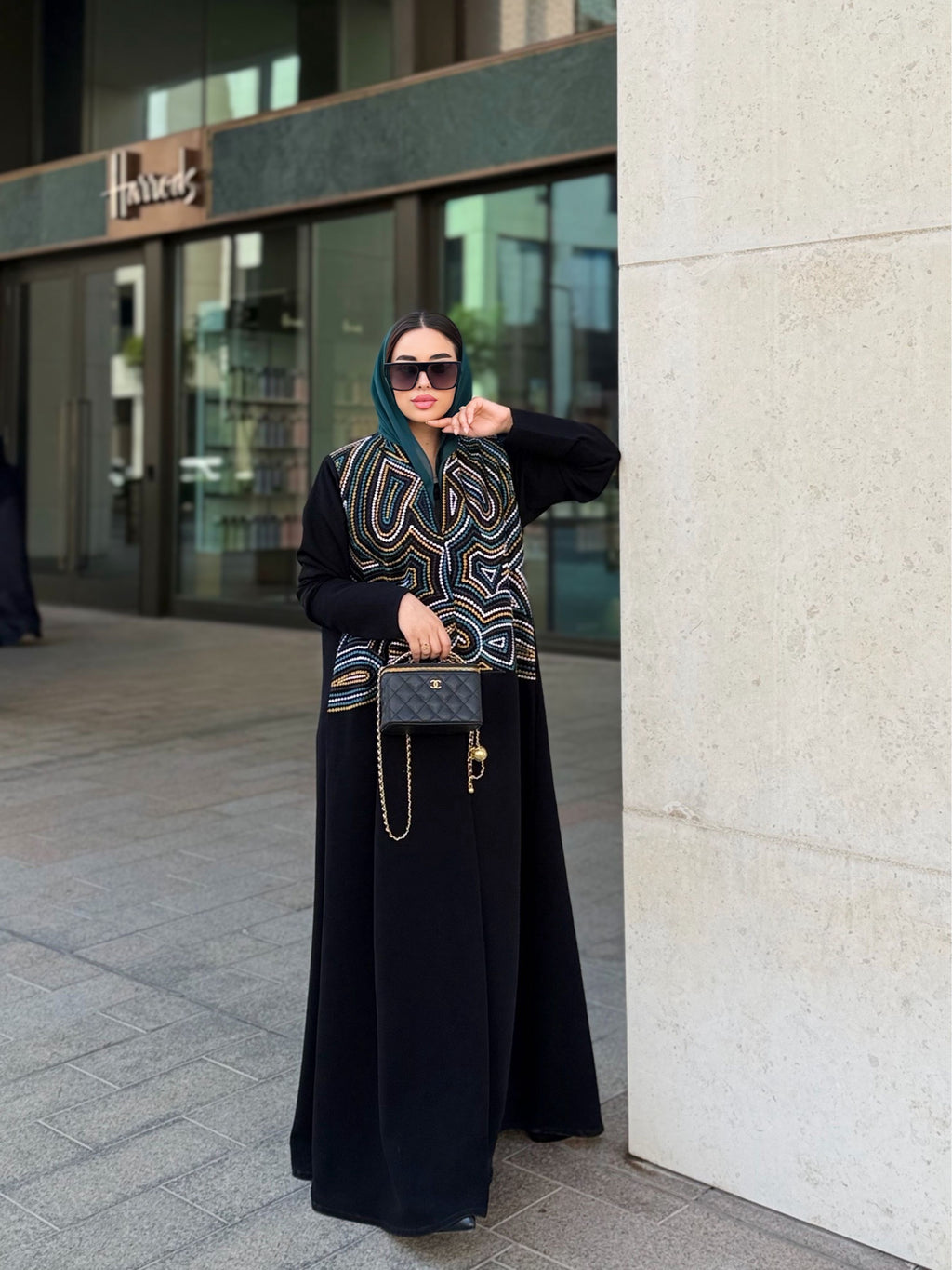 colorful abaya