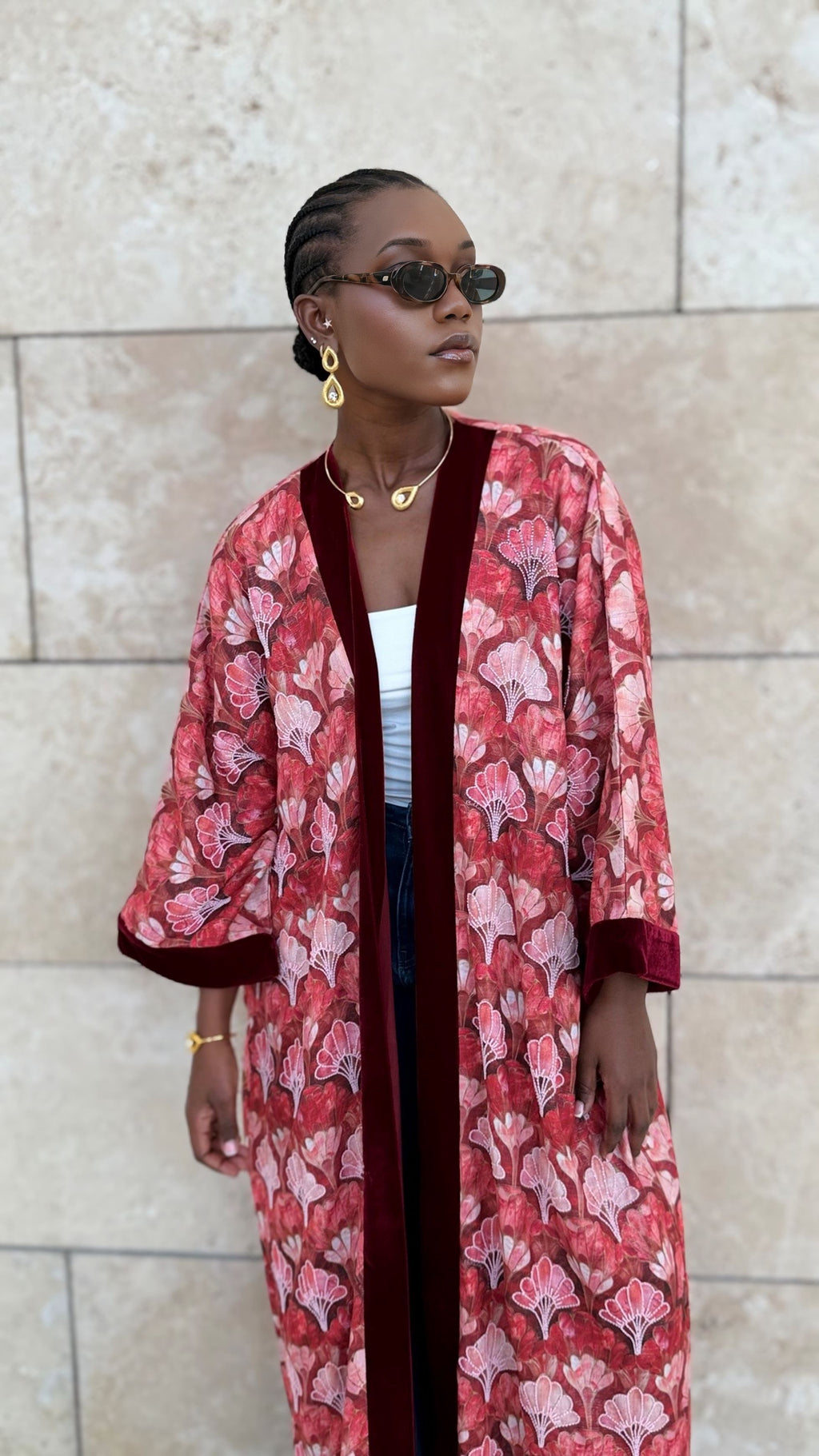 organic linen bisht