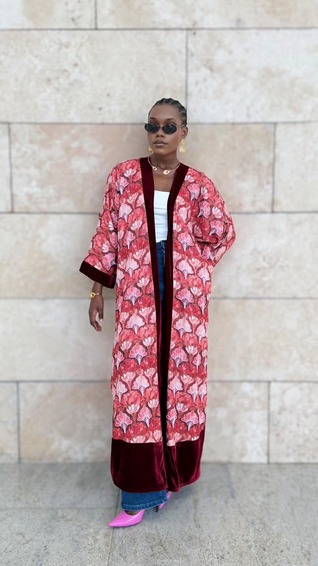 organic linen bisht