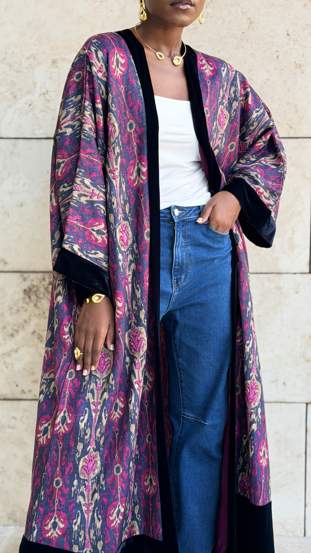linen bisht