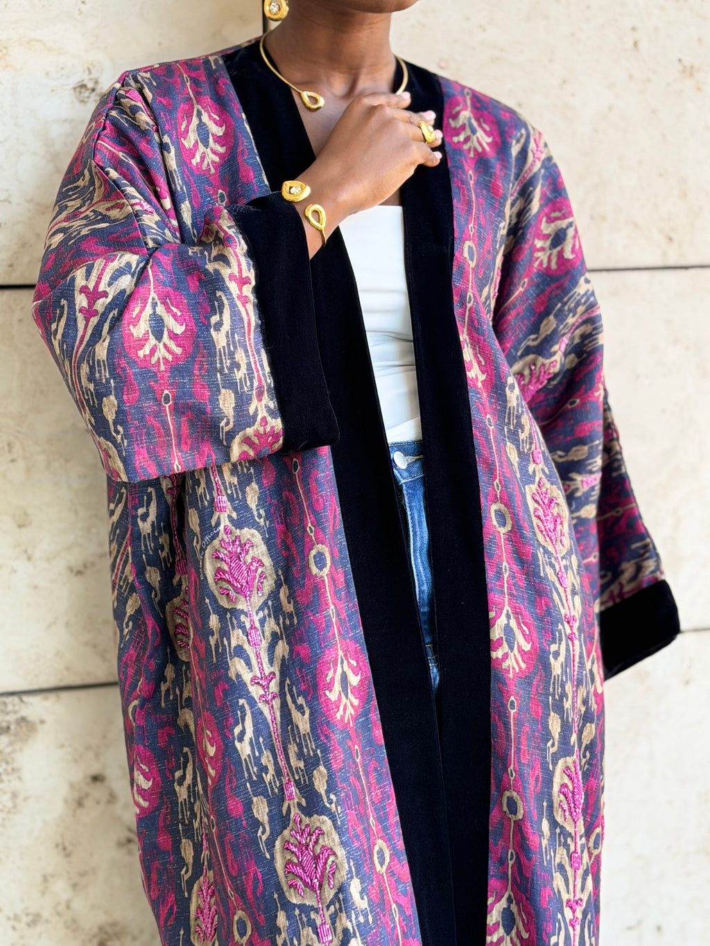 linen bisht